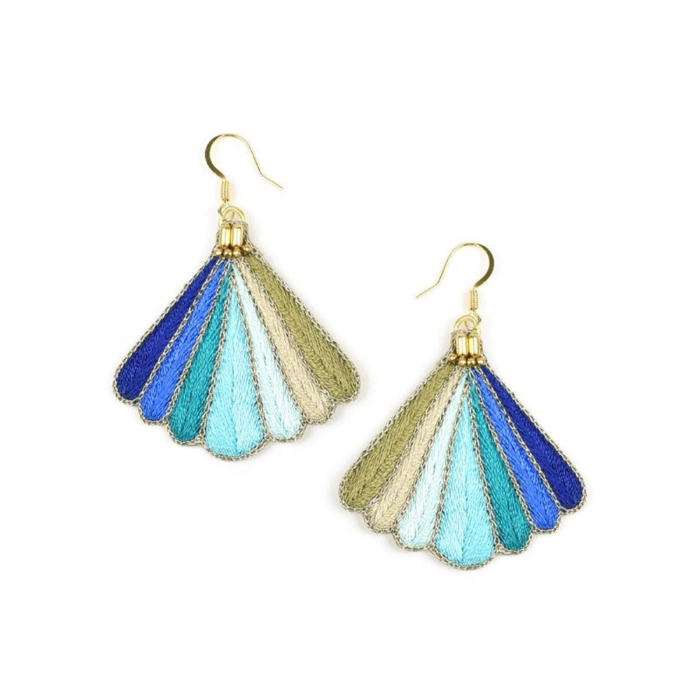 Blue Gradiant Sen Earrings